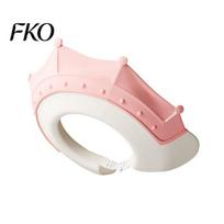 PP Shower Cap Baby Shampoo Cap, with Ear Protection, Waterproof Hair Washing Shield, Soft Non-slip Shield Adjustable Bathing Visor Hat, for rožinė
