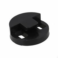 Round Rubber Tourte Mute Two Hole Design Double Bass Sound Dampener Reducing Music Accessory for