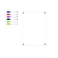 Clear Whiteboard Calendar for Student,Office, Keeping Track of Important Dates L