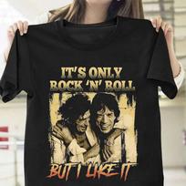 Mick Jagger And Keith Richards Tee Men T Shirt Size S-5XL XL