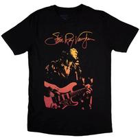 Stevie Ray Vaughan Signature T-Shirt Black New XXXL