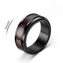 „Viking Dragon“ nerūdijančio plieno anti-stresiniai žiedai vyrams „Fidget Spinner“ nemokamas pristatymas, nuo nerimo, atpalaiduojantis besisukantis žiedas „Anillo“ 8