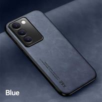 Smūgiams atsparus dėklas VIVO V40 SE V30 Lite V29 V27 Pro V29e V27e Apsauginis dangtelis Automobilinis magnetinis laikiklis Telefono dėklas Fundas Capa VIVO V40 SE mėlyna