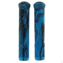 BMX neslystantys vairo rankenėliai Rankena 1 pora blue-black