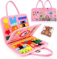 „Busy Board Montessori“ žaislai mažiems vaikams Užsiėmusios knygos Sensorinis ikimokyklinis ugdymas Ankstyvasis ugdymas Smulkiųjų motorinių įgūdžių mokymasis Žaislai vaikams