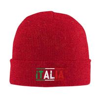 ITALIA Warm Knitted Cap Fashion Bonnet Hat Autumn Winter Outdoor Beanies Hats for Unisex Skull Knitted Hat