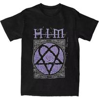 Him Band Ville Valo Heartagram Love Metal T-Shirt Summer Streetwear T-Shirts Trending Tshirt for  Short-Sleeved Tees(4) S juoda
