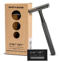 Parker 78R Fixed Razor for Both Men and Shaving Razor Replacement Blades to Disassemble and Razor for Men Closed-Comb (Refreshing