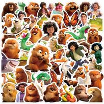 60Pcs/Set Movies Hoppers Sticker Waterproof Graffiti Decal  Diy Scooter Phone Case Stationery Box Fans Gift