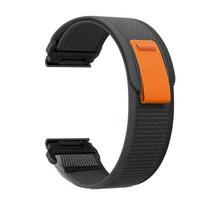 22mm 26mm Nylon Strap For Garmin Epix Pro 51mm 47mm Mk2i/Mk1 Enduro MARQ Gen 2 Outdoor Canvas Trail Loop Braided Quick Fit Bands QuickFit 22MM juoda pilka spalva