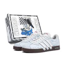 Adidas VL COURT 2.0 Shattered Shadows Blend, Box Low top Skateboard Shoes Unisex Blue HQ1802(TeamM--BOX) 37⅓
