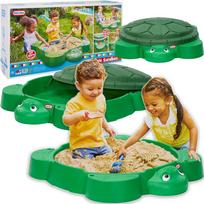 Little Tikes vėžliuko formos smėlio dėžė 2.0 su dangčiu