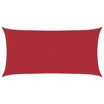 Saulės šešėlio audinys Raudona 25 x 6 m HDPE