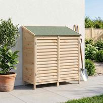 Sodo Sandėlys su stogu su saugykla Natūrali 106 x 56 x 1135 cm