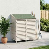 Sodo Sandėlys Balta 106 x 56 x 1135 cm Kietasis pušinis medis