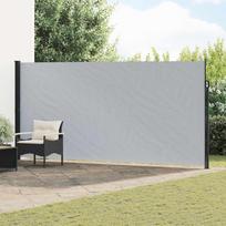 Ištraukiama šoninė užuolaida Pilka 300 x 220 cm Poliesteris