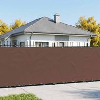 Balkono privatumo ekranas 150 x 400 cm Audinys su PU danga Ruda