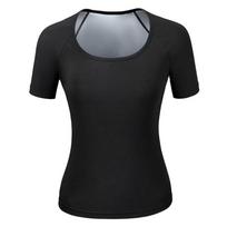 Compression Fit Sauna Sweat Shirt Sweat-resistant Shapewear Top  Sports Active XL sidabras