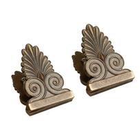 Creative Bronze Binder Clips Vintage Writing Letter Clip Scrapbooking Clip Paper Clips  School 2 PC