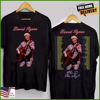 David Byrne who is the sky tour date 2025 2026 Reprint T-Shirt MI761 S