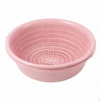 Ypač didelis ovalus sietelis, 2 dalių sietelis makaronams nuskalauti ir daržovėms nusausinti, salotoms, vaisiams plauti, violet violet (new upgraded material) pink
