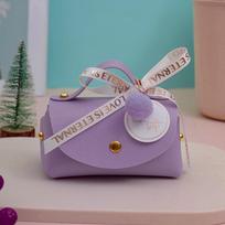 Laimingos saldainių dėžutės Odinė saldainių dėžutė One Size violetinė