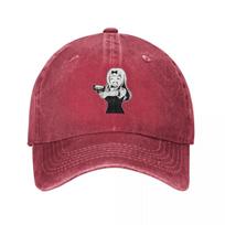 Chika fujiwara holds a gun anime girl with a gun Baseball Cap black Luxury Hat Sports Cap Women Beach Fashion Unisexs