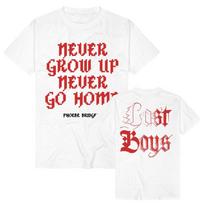 Lost Boys Tee Phoebe Bridgers Never Grow Up Never Go Home T-shirt Unisex Streetwear Cotton Summer Short Sleeve Tshirts Print Top XS balta