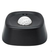 Rolling Canine Sphere Bowl Interactive Lick Dish Easy to Clean for Dogs Blue White Black White