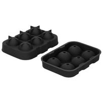 Easy Release Sphere Ice Mold 6 Cavity Silicone Ice Cube Tray Ice Ball Maker  Juice Beverages Making