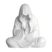 Meditation Desk Accessory 3D Printed Faceless Buddha Figurine, Statue for & Small Sculpture Spiritual Room, Sitting Shelf Decoration Decor balta