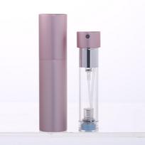 5ml Refillable Perfume Atomizer Bottle with Bottom, Portable Spray Bottle Travel Gift One Size rožinė