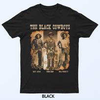 Black Cowboy Western Rodeo Melanin Black History Texas Men T-Shirt S