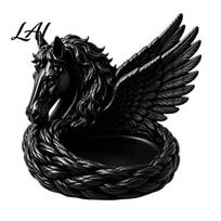 Winged Horse Jewelry Holder 3D Printed Pegasus Organizer Bowl Trinket Tray Elegant juoda