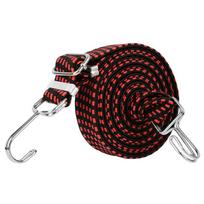 Bike Cycling Luggage Binding Rope Elastic Strap Fixed One Size raudona