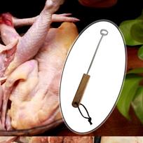 Lung Remover Practical Efficient Gutting Tool for Ducks Turkey Easy to Clean L brown