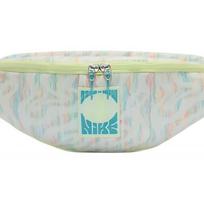 Nike Heritage Fabric Shoulder Bag Crossbody Bag Fanny Pack Regular Unisex White & Light Yellow Green & Cactus Green Casual FN4248-100
