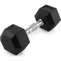 HEX 5 kg guma dengtas ketaus hantelis - UpForm