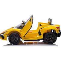 Elektromobilis Lamborghini Revuelto XL, geltonas