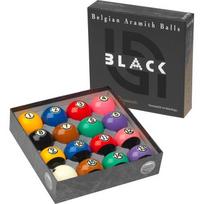Biliardo kamuoliukų rinkinys Aramith US Tournament TV Black Pool 57,2mm