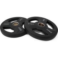 Pivot Fitness olimpinių guminių svorio diskų rinkinys, 10 kg