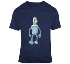 Futurama Įkąsk į mano blizgantį metalinį Benderį Animacinis Gerbėjas V3 Marškinėliai Unisex Marškinėliai L gray