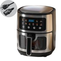 Stainless Steel Visible Multifunctional Air Fryer – 110V/220V, Bilingual