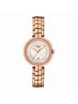 Tissot Flamingo Women's Quartz Watch - Rose Gold Steel with Mother-of-Pearl Dial, Elegant for Daily/Formal Wear T094.210.33.116.02 auksas