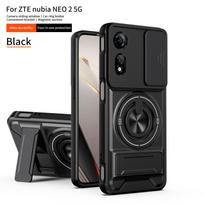 Slide Camera Cover Compatible for ZTE Nubia NEO 2 5G Case With Built-in Ring Stand and Folding Stand for ZTE Nubia NEO 2 5G juoda