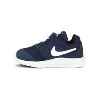 Nike Downshifter 7 Casual Slip Resistant Cushioning Breathable Low top Running Shoes Dark Blue Infant And Toddler 869974-400 23.5