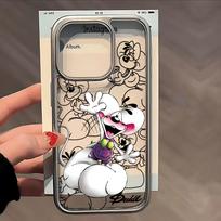 Animacinis D-Diddls Naujas telefono dėklas IPhone 17 16e 16 15 14 13 12 11 Air Pro Max X XR XSMAX 8 7 Plus Ypač skaidrus minkštas galinis dangtelis iPhone 11