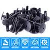 100-Piece Plastic Car Mudguard Rivets for BMW Models - Bumper Clip and Wheel Arch Fastener 10pcs