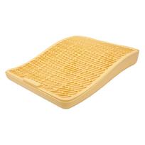 Cat Litter Box Step Ramp Double Layer Elevated Litter Catcher Stair Anti Splashing Cat Litter Stair geltona
