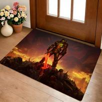 Šaudymo žaidimas D-Doom Grindų kilimėlis Jaukus flanelinis Minkštas storas neslystantis kilimėlis Svetainės, miegamojo, virtuvės dekoravimui Kilimai 40x60cm